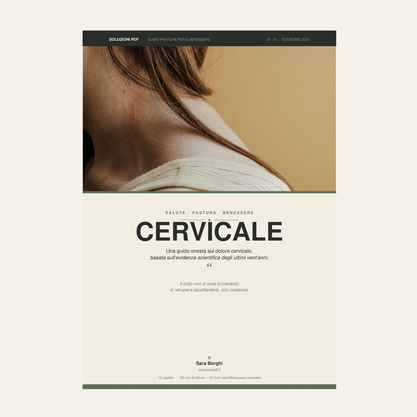 Cervicale — La Guida Pratica per Ridurre i Dolori al Collo, Basata sulla Scienza